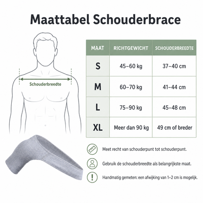 Bamboe Compressie Schouderbrace