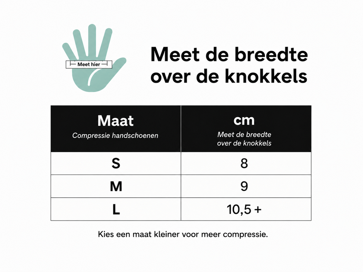 Bamboe compressiehandschoenen