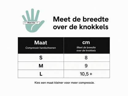 Bamboe compressiehandschoenen